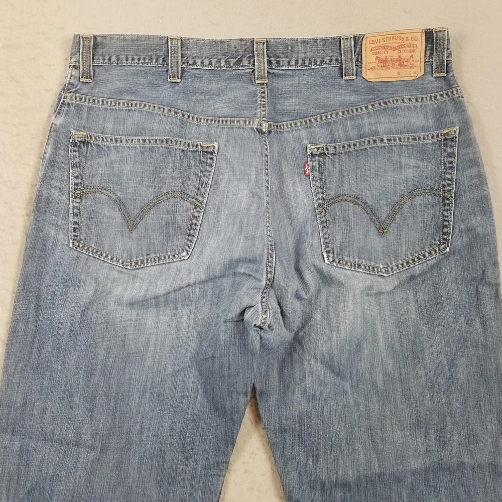 Levis 559 Relaxed Straight Jeans Mens 40x30 Blue Medium‎ Wash Denim Pants